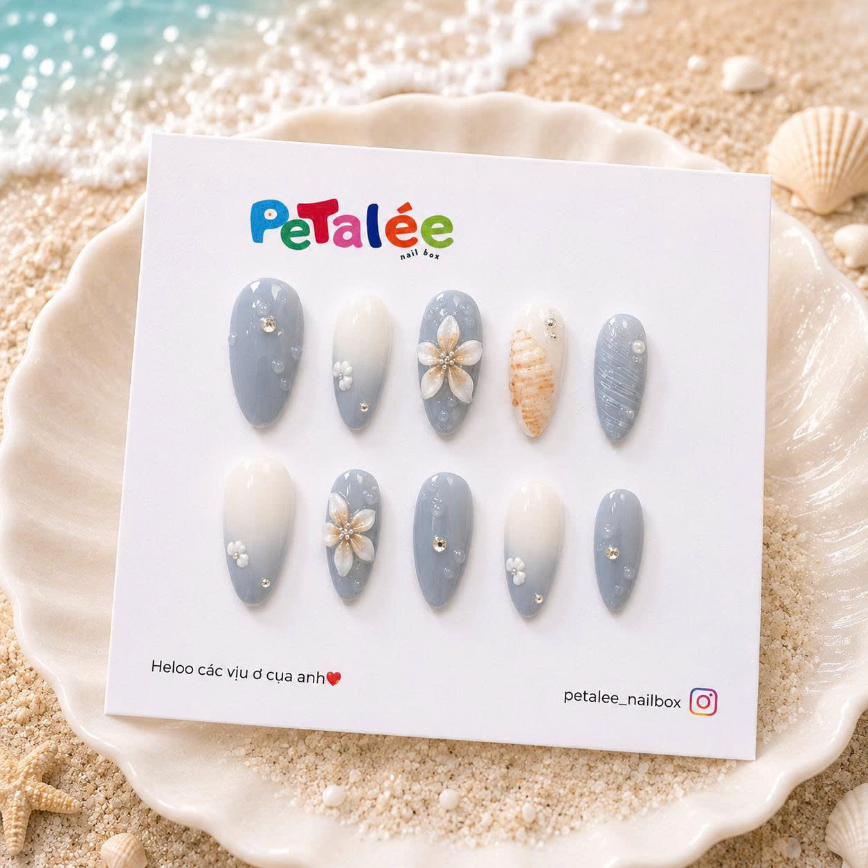 Mẫu Nail Biển Mới