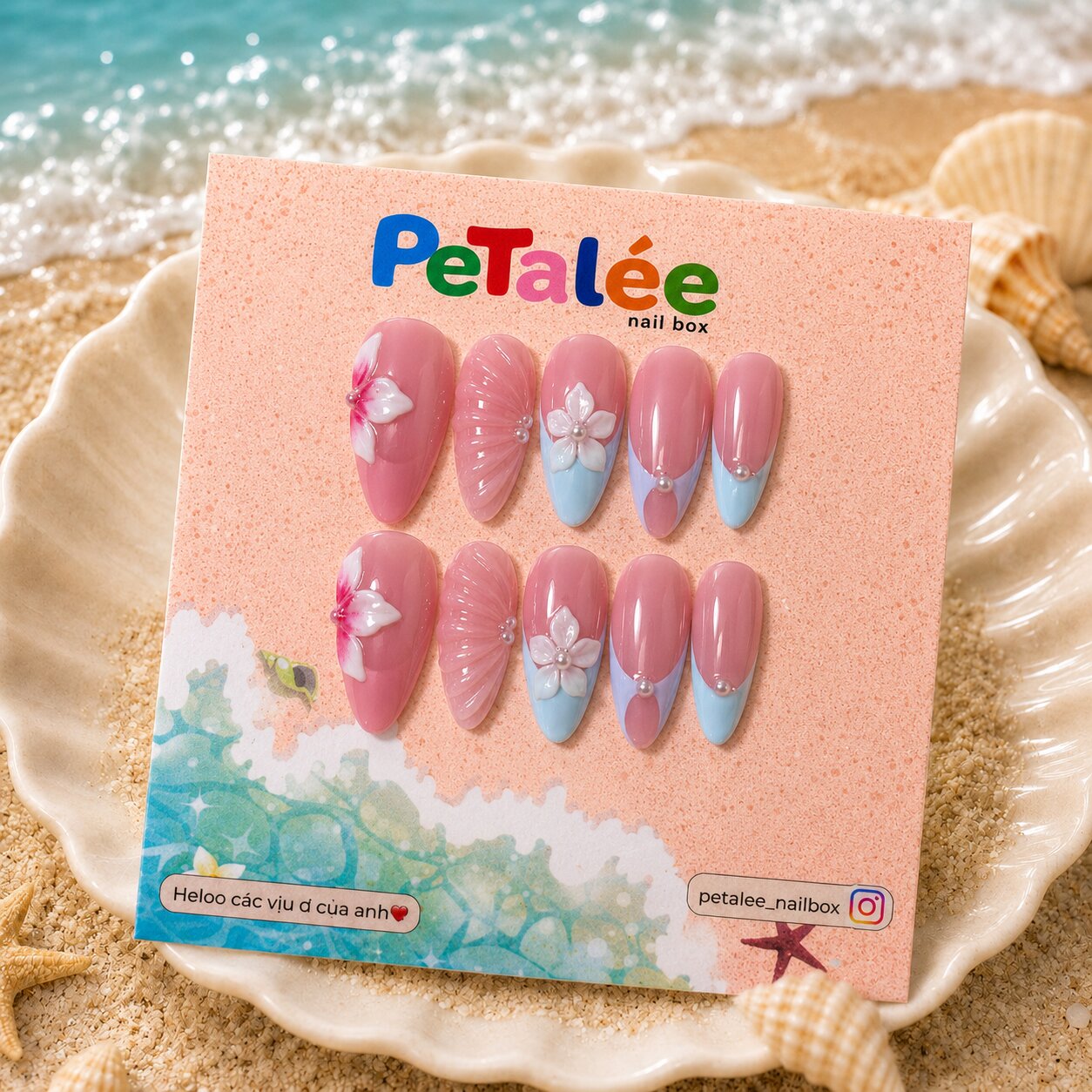 Petalée Mây Hồng Biển Xanh
